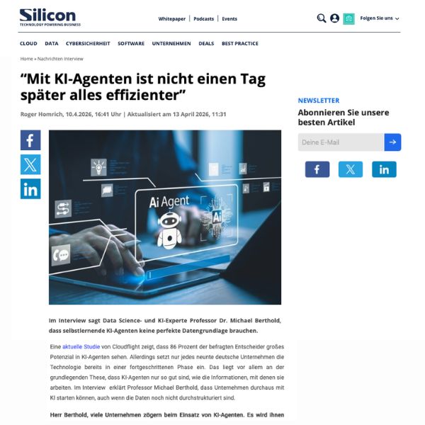 Placeholder cover image for Mit KI-Agenten ist nicht einen Tag später alles effizienter?